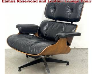 Lot 164 Vintage 670 Herman Miller Charles Eames Rosewood and Leather Lounge Chair