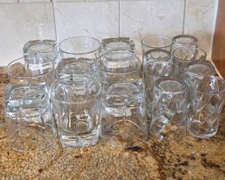 Lot # B82 - Glassware Collection - Durable Clear Drinkware Set