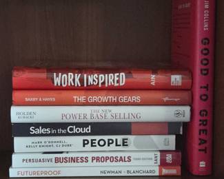 Lot # B210 - Business & Sales Professional Development Books Including Good to Great by Jim Collins