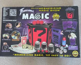 Lot # B175 - Fantasma Magic Deluxe Mesmerizing Magic Show Kit with Instructional DVD and Props