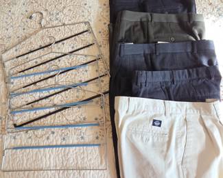 Lot # B136 - Dockers Classic Fit Pleated Twill No Wrinkle Khakis & Monsieur by Givenchy Men's Pants
