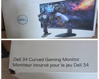 Lot # B155 - Dell S3422DWG 34 Curved Gaming Monitor with 144Hz Refresh Rate and AMD FreeSync Premium Pro
