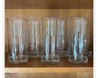 Lot # B55 - Set of 6 Glass Crystal Drinking Tumblers
