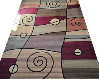 Lot # B6 - Shaw Living Zydeco Area Rug Geometric Machine Woven
