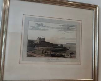 Castle Hill near Torso, Engraving
