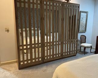 One of 3 Wardrobe with Mirrored Doors