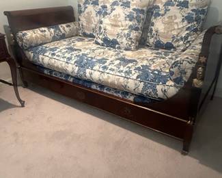 Directoire Mahogany Daybed with Ormolu Mounts