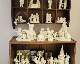 Large collection of Snow babies ( most with original box) 