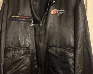 Leather racing jacket 