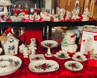 Huge collection of Christmas Lenox 