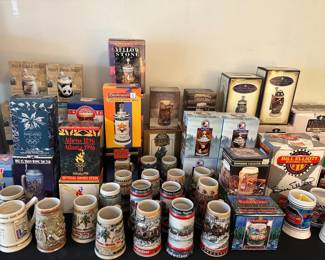 Huge collection of Steins ( most with original box)