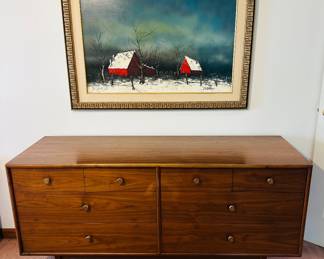 Vintage oil on canvas 1960's signed Andre 