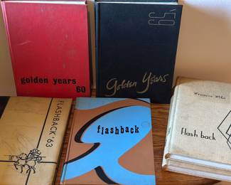 Vintage yearbooks 