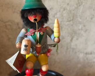 NWT German wooden incense smoker 