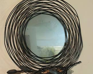 "Birds nest" mirror