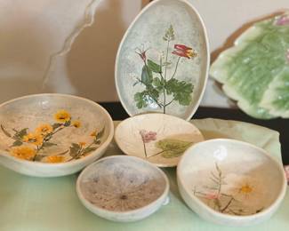 Signed Salt Marsh pottery , Plymouth MI