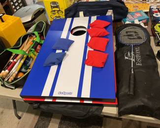 Croquet by Franklin - Cornhole by GoSports - Badminton by Eastpoint