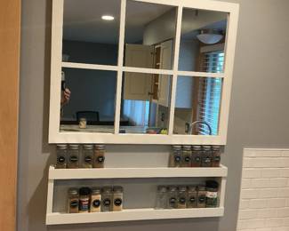 Unique spice rack display