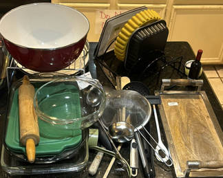 Lot 251: Assorted Bakeware and Kitchen Utensils