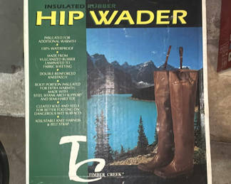 Lot 208: Timber Creek Hip Waders and Boot in Box