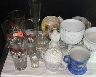 Lot 222: Assorted Glassware and Ceramic Tableware