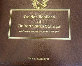 Golden Replicas of U.S. stamps. Complete 4 volume set.