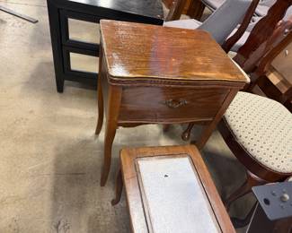 Vintage sewing cabinet
