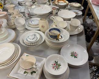Vintage and antique dishes