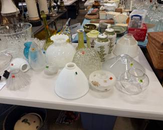 Vintage lamp shades