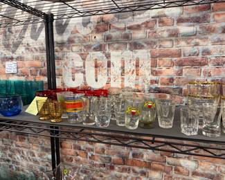 Vintage shot glasses