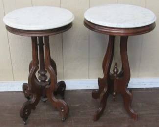 Marble Top Lamp Tables
