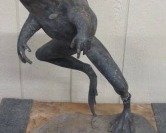 Iron Frog Yard Decor