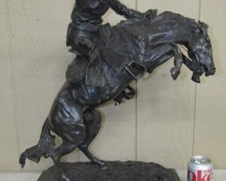 Large Bronco Buster Statue