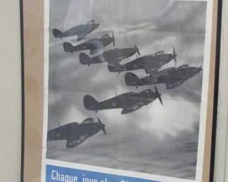 WWII French Canadian Poster