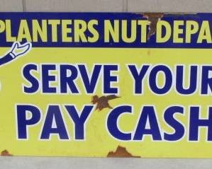 Planters Peanuts Sign