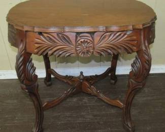 Carved Lamp Table