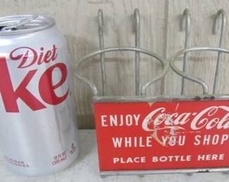 Shopping Cart Coke Bottle Rack