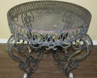 Iron Patio Table