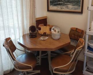 octagon dining table and chairs
