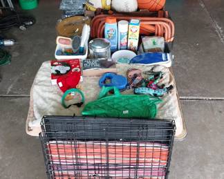 dog crate, pet supplies, sports balls