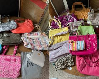 Coach purses, clutches, bags