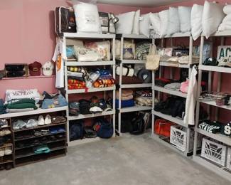 bedding, MSU, shoes, hats, pillows