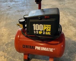 Central Pneumatic 1/3 HP air compressor