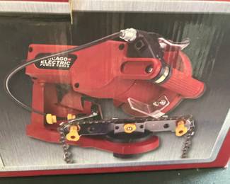 Chicago electric chain saw shapener