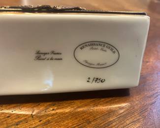 number 2 of 750 limited edition on the Last Supper pill box