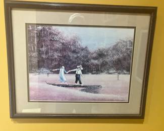 Signed & framed print