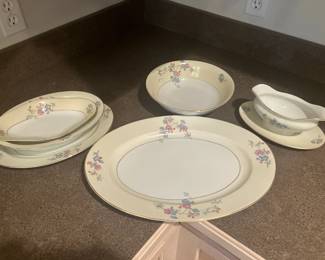 Serving pieces from a large set of Winterling Bavaria china
