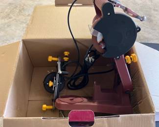 Chicago electric chain saw sharpener, new in box