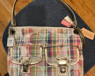New Coach handbag no. M1169-19610 with dust bag