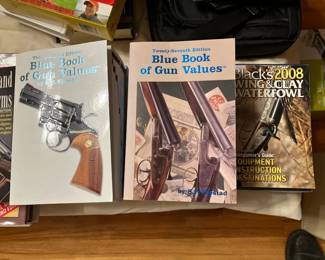 Some of the many gun books